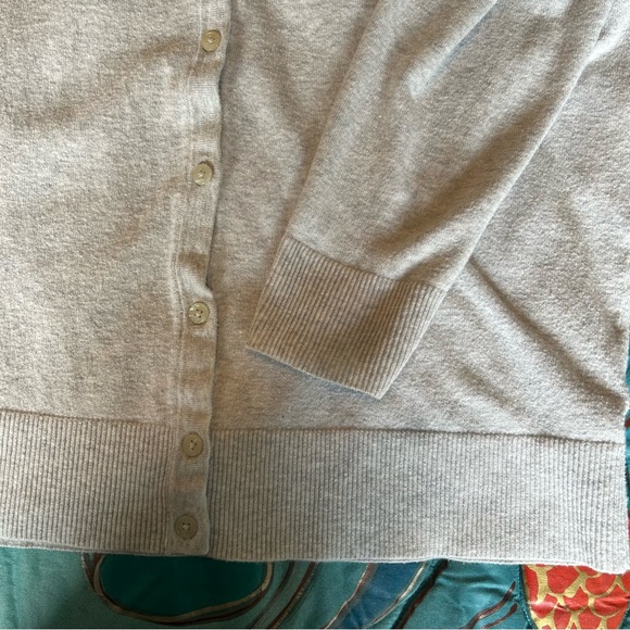 Lovely little yellow and grey button up sweater for spring time.  Size XXL - Picture 13 of 13